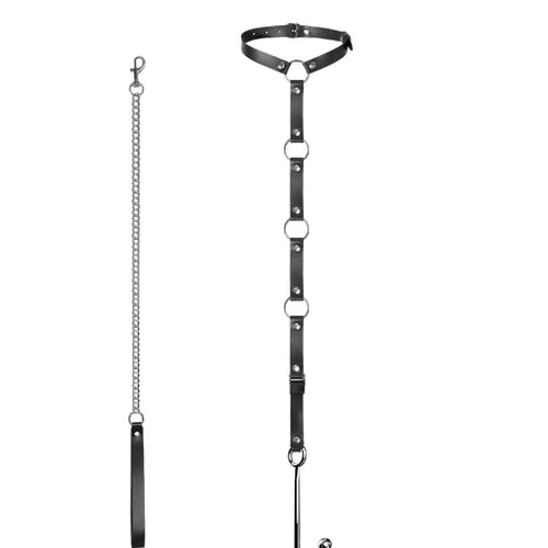 Collar with Anal EverydayUse 5853 Hook Leash and Kinky 0803